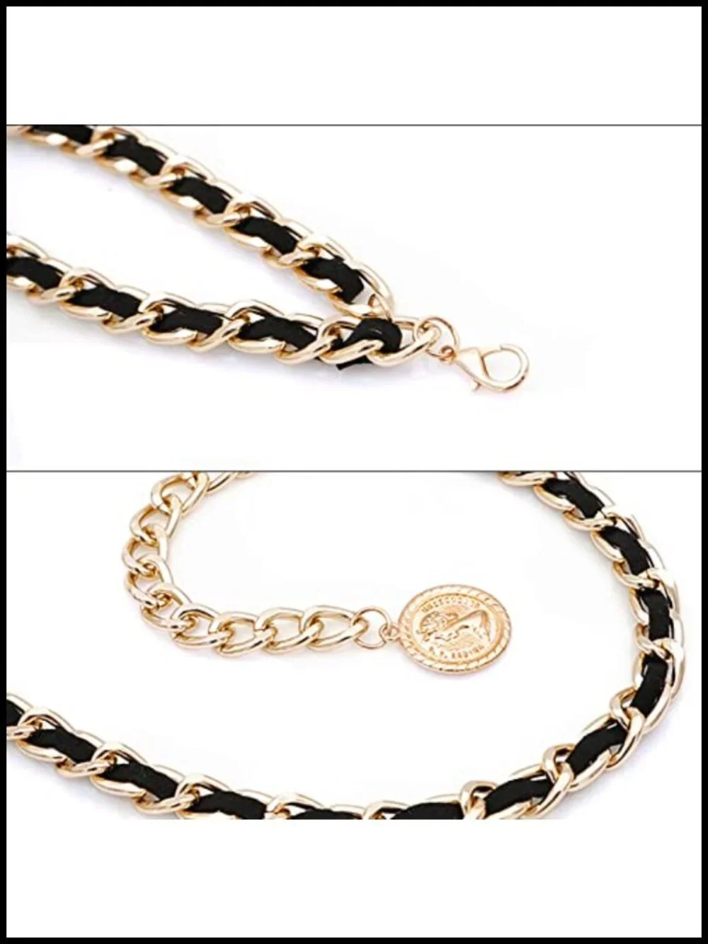 Layered Body Chain Belt with Tassels for Jeans & Dresses